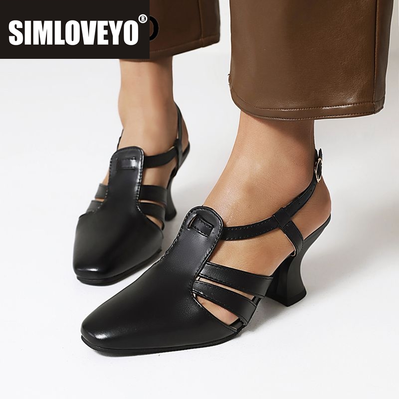 Vintage Fashion Plus Size - SIMLOVEYO 2025 Modne codzienne sandały damskie