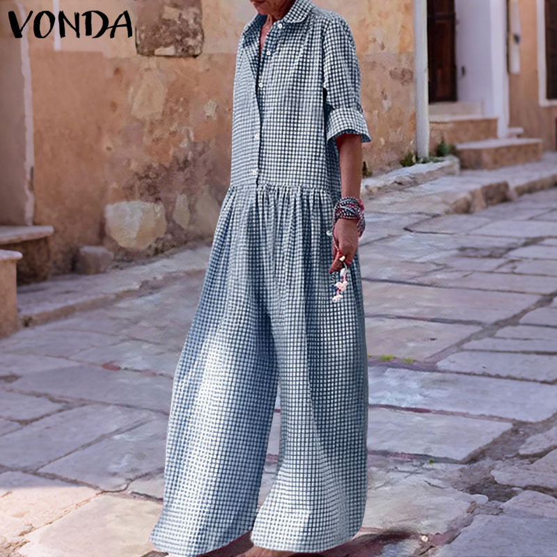 Vintage Fashion Plus Size - Kombinezony damskie Plus Size 5XL VONDA