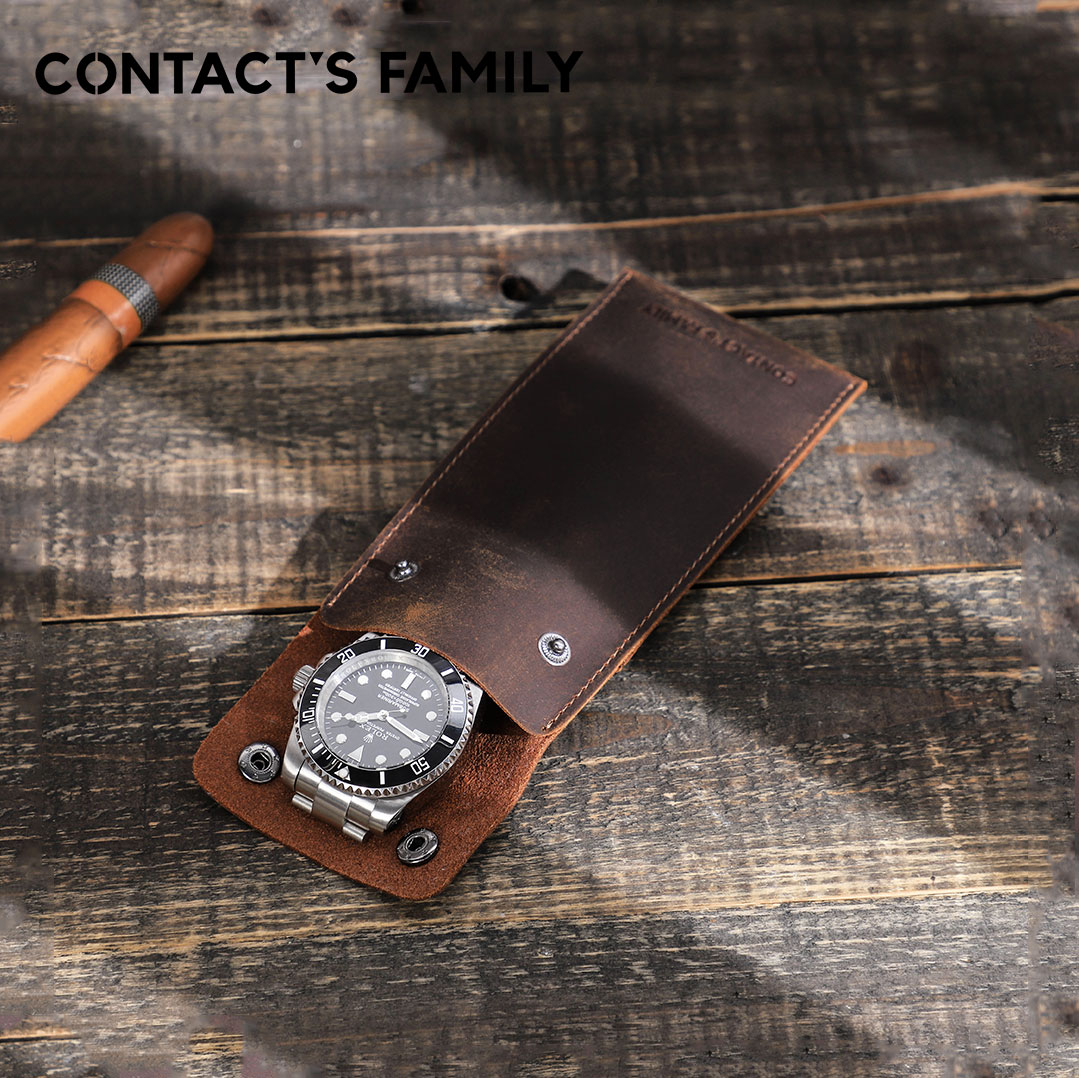 Vintage Fashion Tags - CONTACT'S FAMILY Vintage Skórzany Organizer na