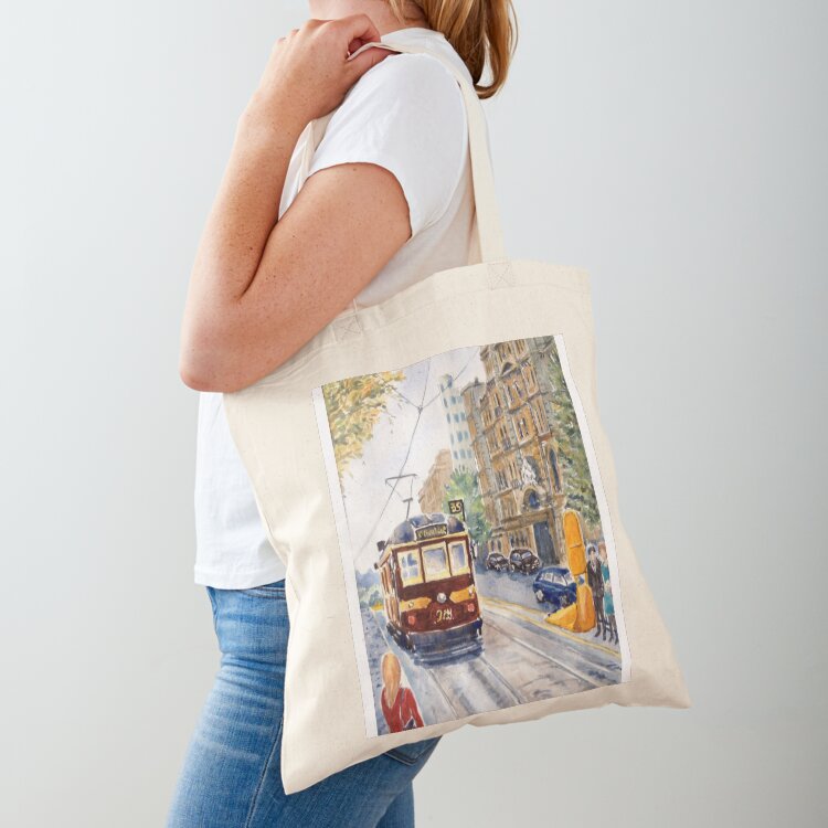 Vintage Fashion Melbourne - Torba na zakupy Melbourne Tote Bag