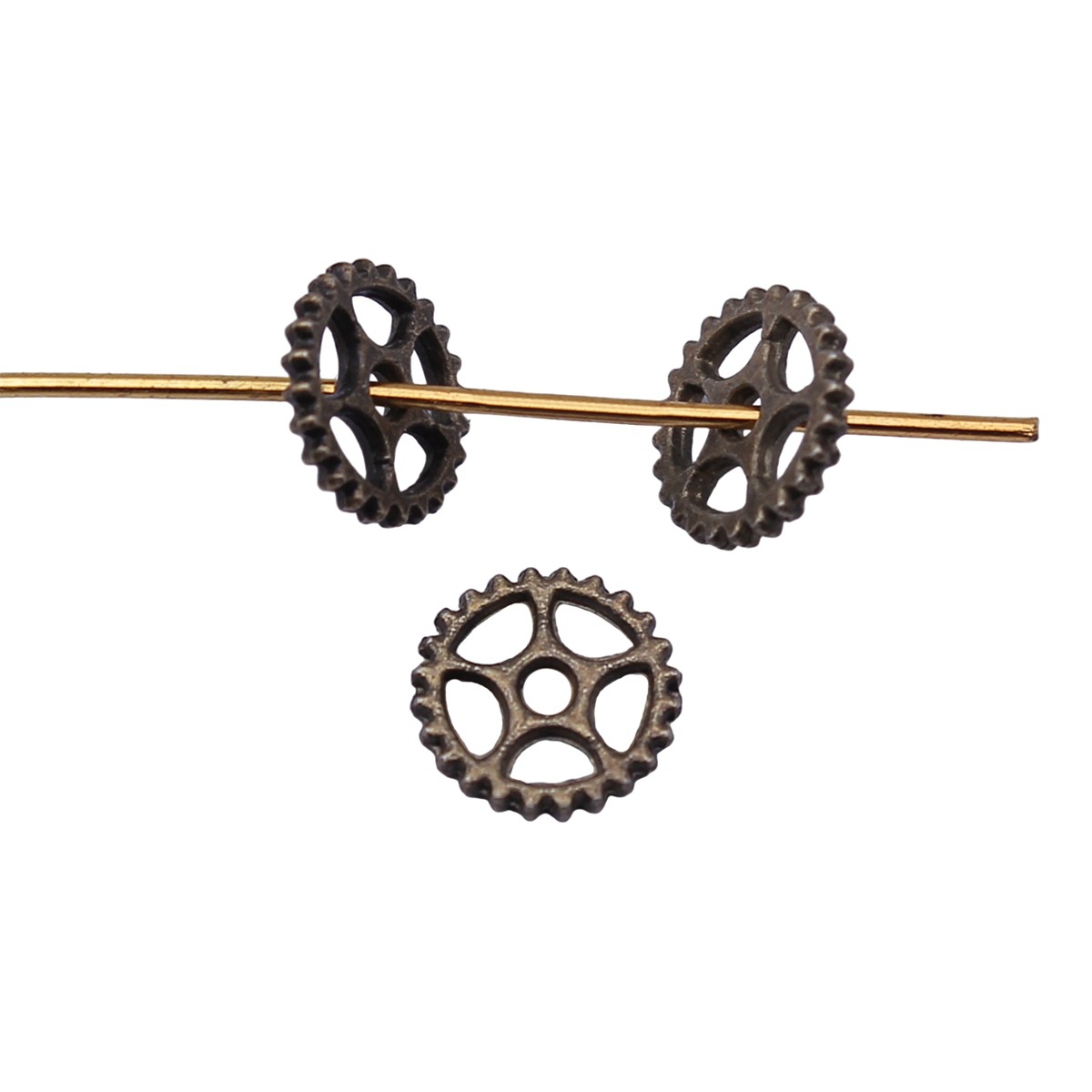 Vintage Fashion Tags - Zawieszki Steampunk, zębatki, wisiorki, zegar, vintage,