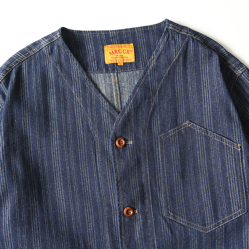 Mężczyźni Vintage Denim Stripe – Vintage Fashion In Japan recenzja i cena