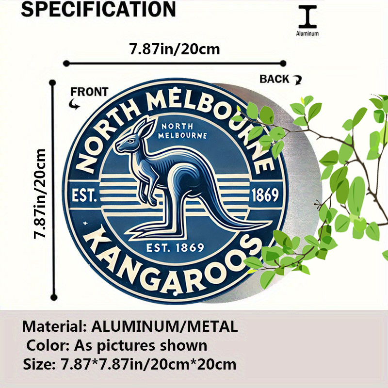 [2D Flat] 1 szt. Metalowy Znak – Vintage Fashion Melbourne recenzja i cena