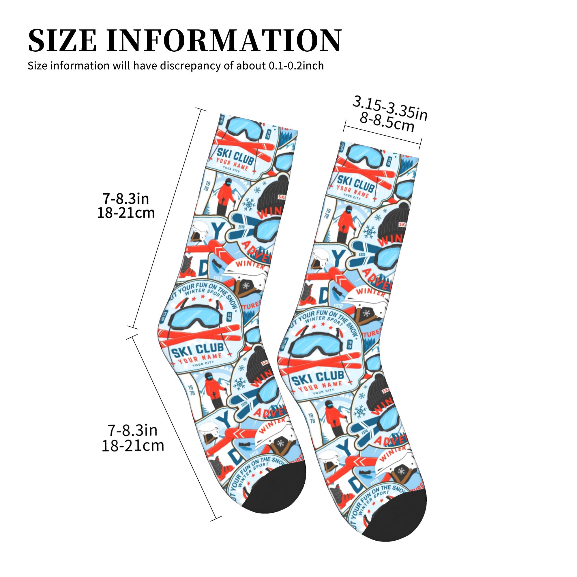 Skarpetki Vintage Red Blue Ski – Vintage Fashion Club recenzja i cena