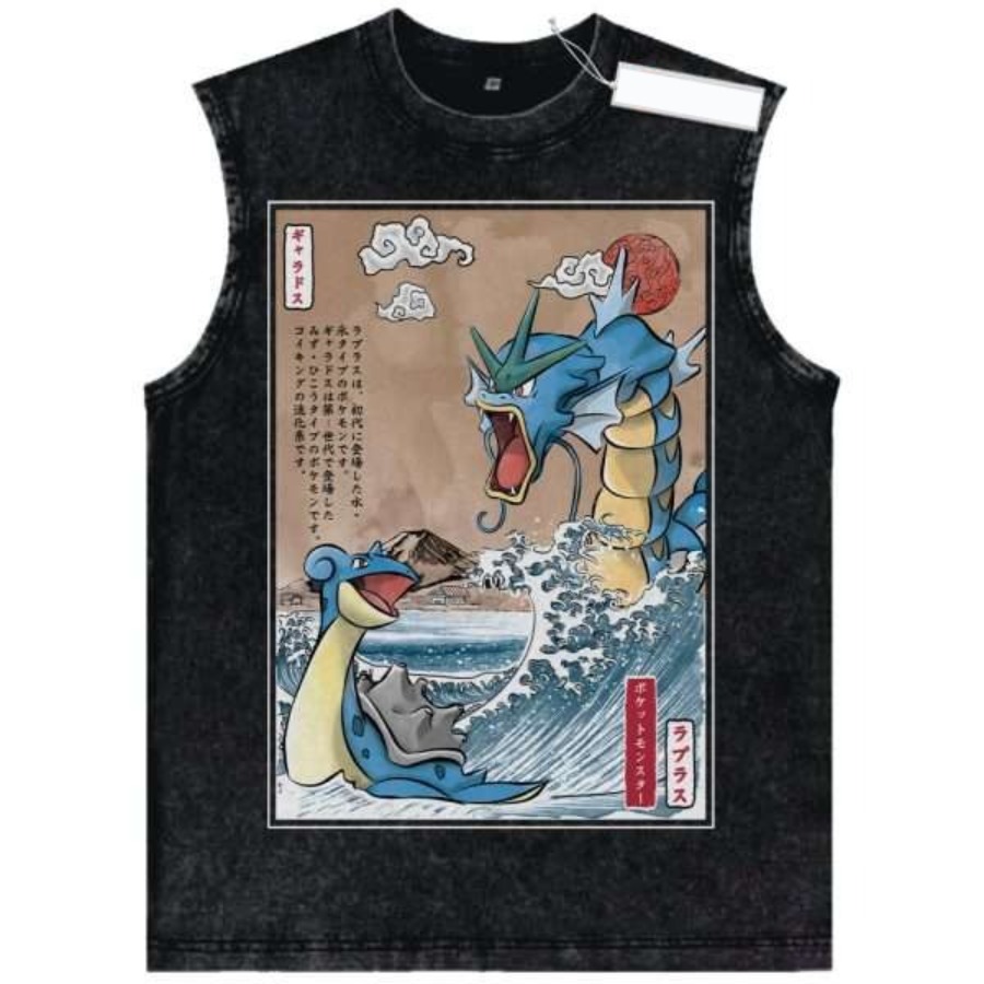 Koszulka bez rękawów z postaci – Vintage Fashion In Japan recenzja i cena