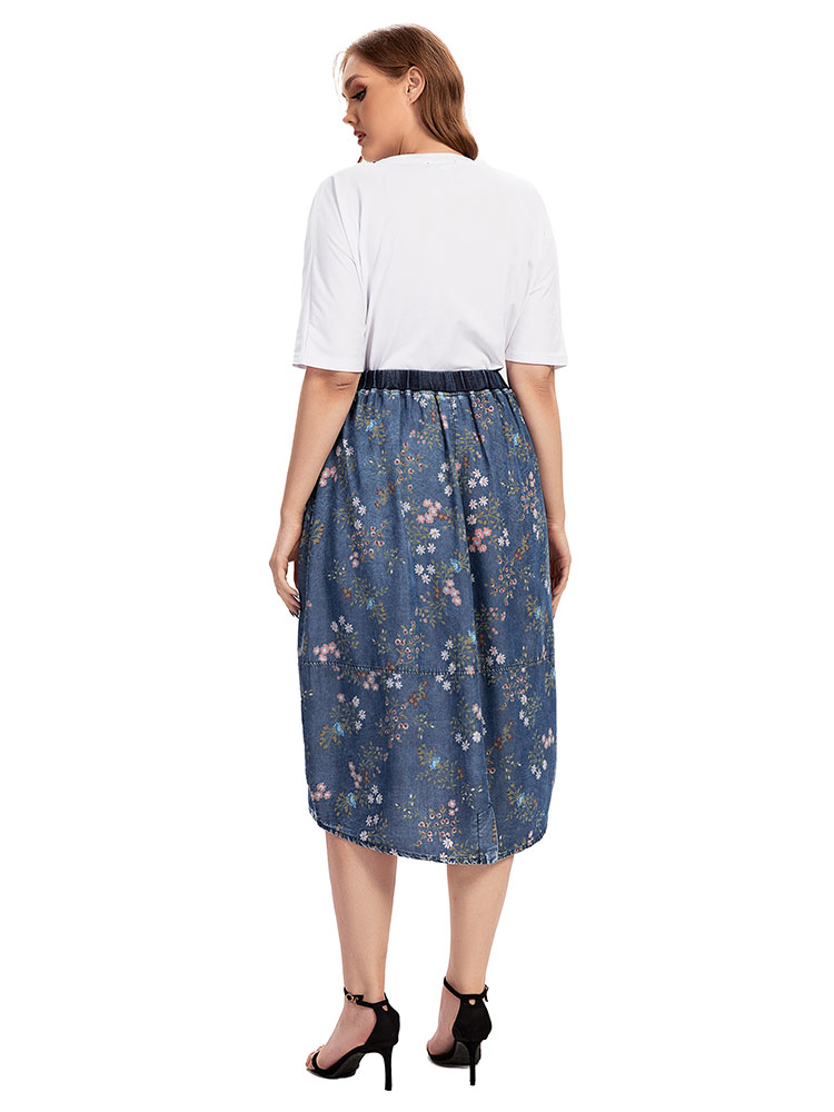 Damska plus size dorywczo dżin – Vintage Fashion Plus Size recenzja i cena