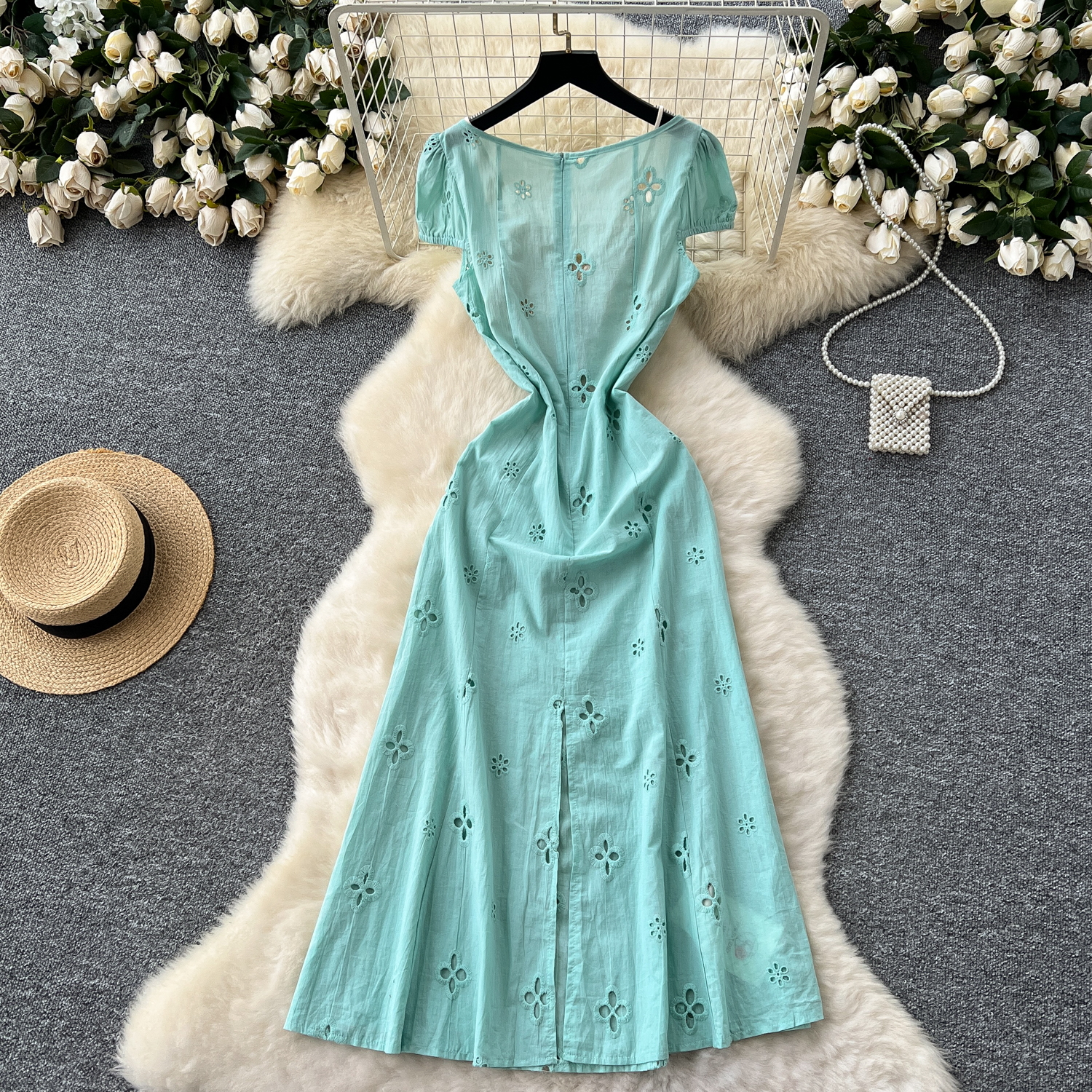 Szykowna koronkowa haftowana s – V Vintage Fashion recenzja i cena