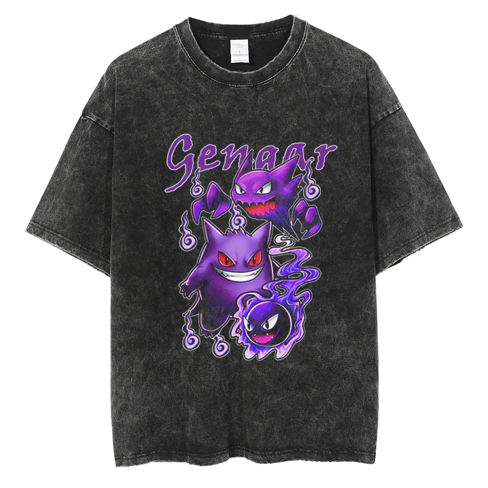 Koszulka anime Pokémon Gengar  – Vintage Fashion In Japan recenzja i cena