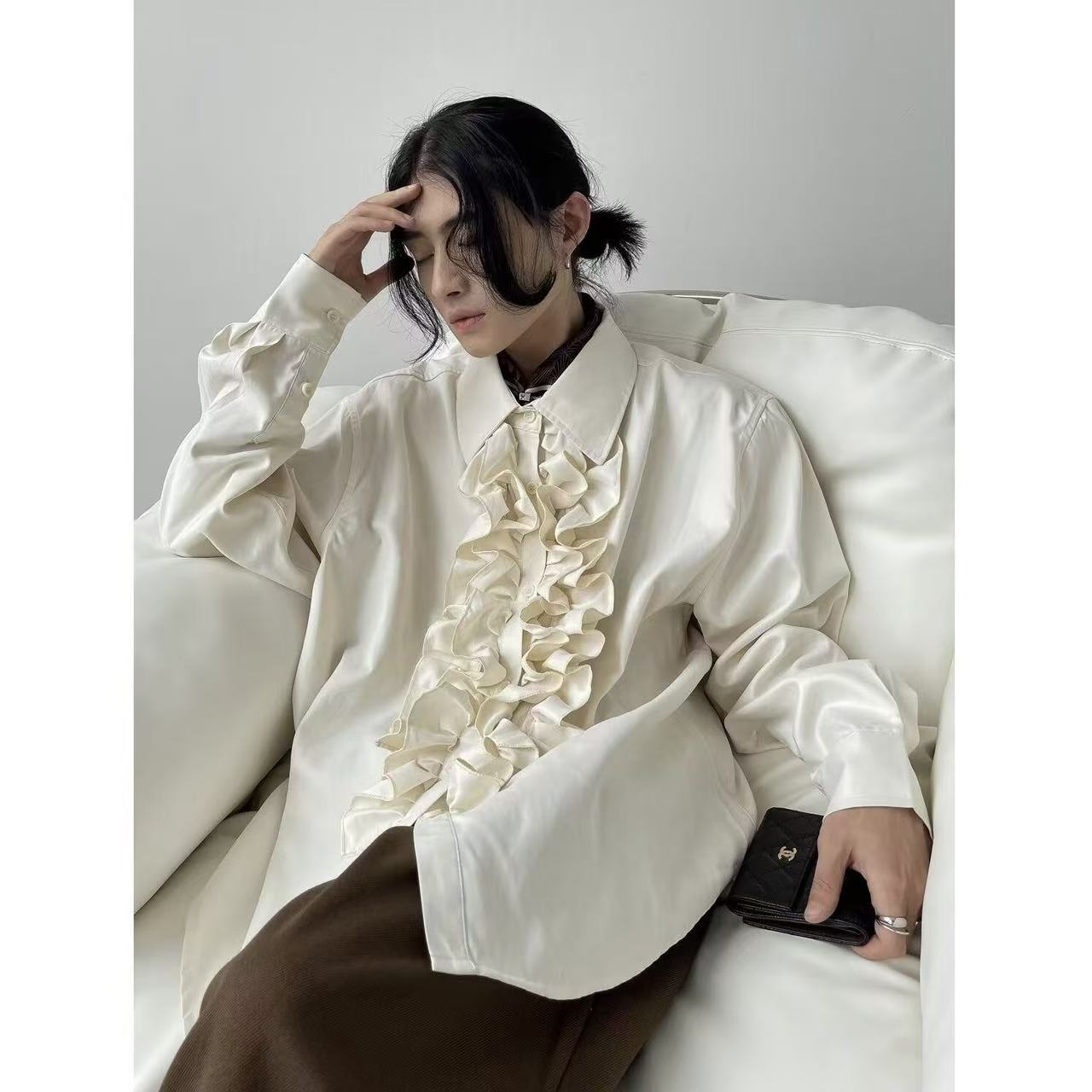 Niszowe bisexualne topy Lotus  – Vintage Fashion Outfits Men recenzja i cena