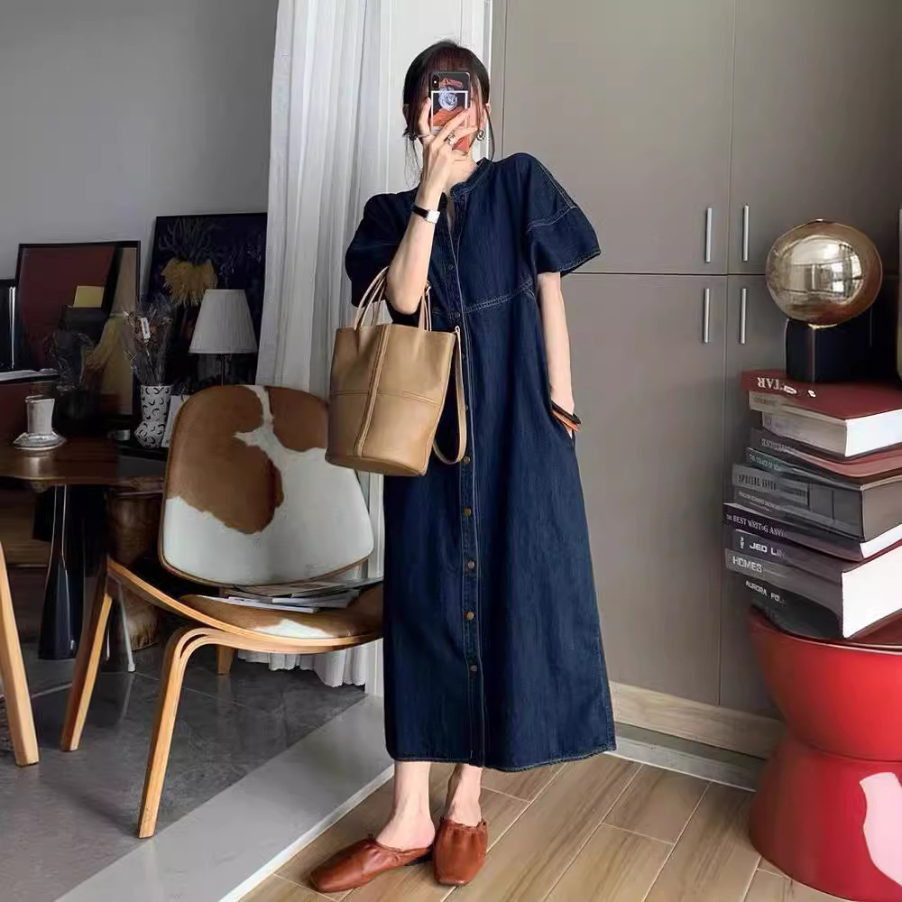 Nowa francuska sukienka dżinso – V Vintage Fashion recenzja i cena