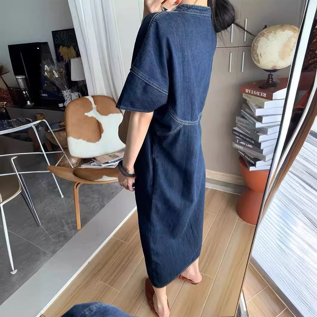 Nowa francuska sukienka dżinso – V Vintage Fashion recenzja i cena