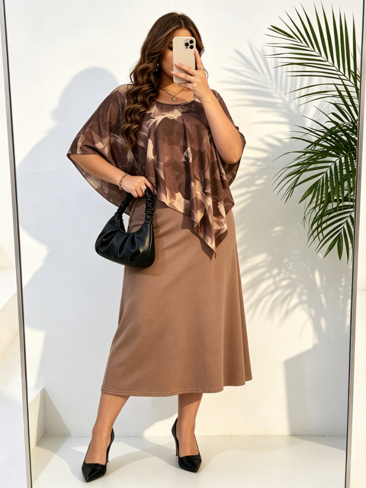 Nowa Moda Wiosna i Jesień Suki – Vintage Fashion Plus Size recenzja i cena