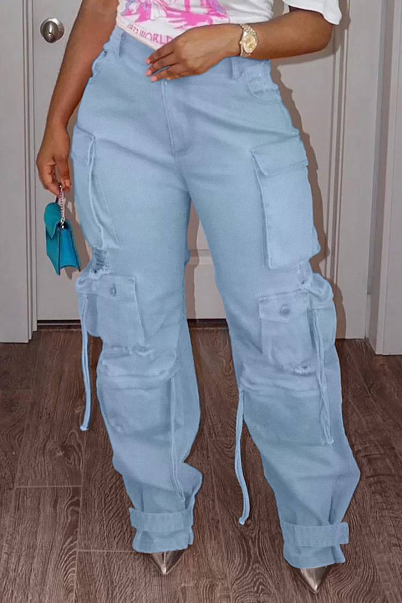 Plus Size Cargo Denim Jeans Po – Vintage Fashion Plus Size recenzja i cena